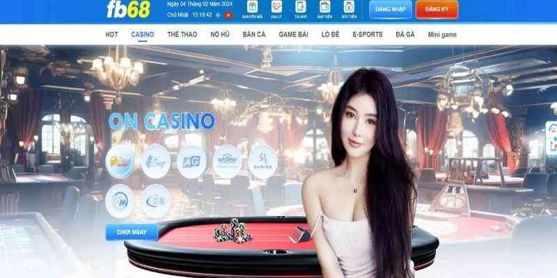 3 bước tham gia sảnh game casino FB68