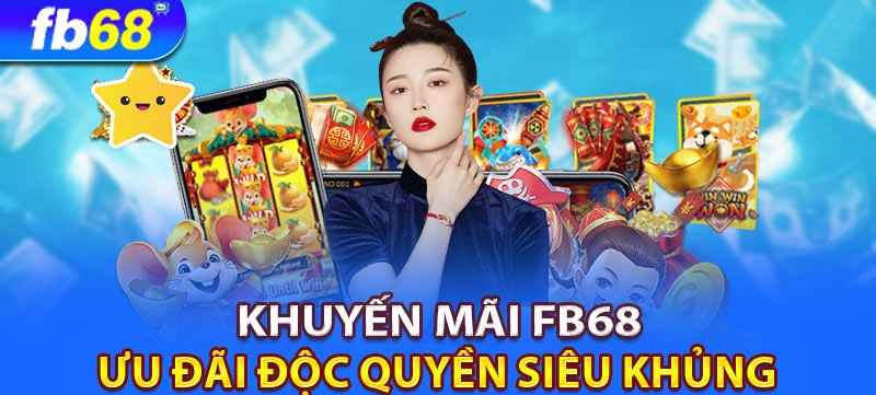 Khuyến mãi FB68 độc quyền siêu khủng